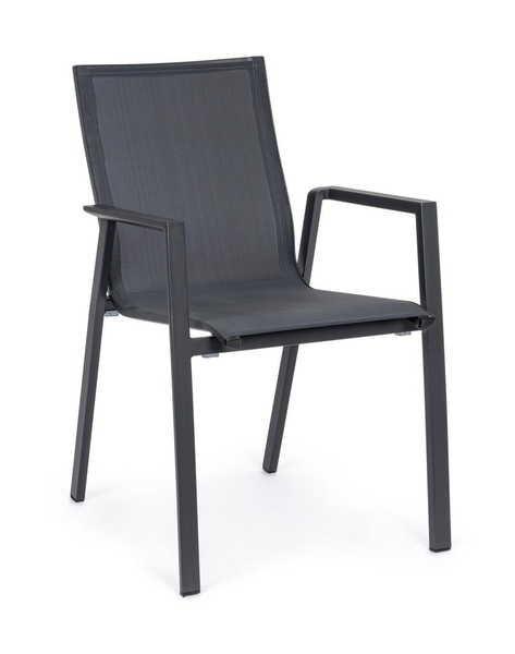 mutoni Fauteuil de jardin Krion anthracite  