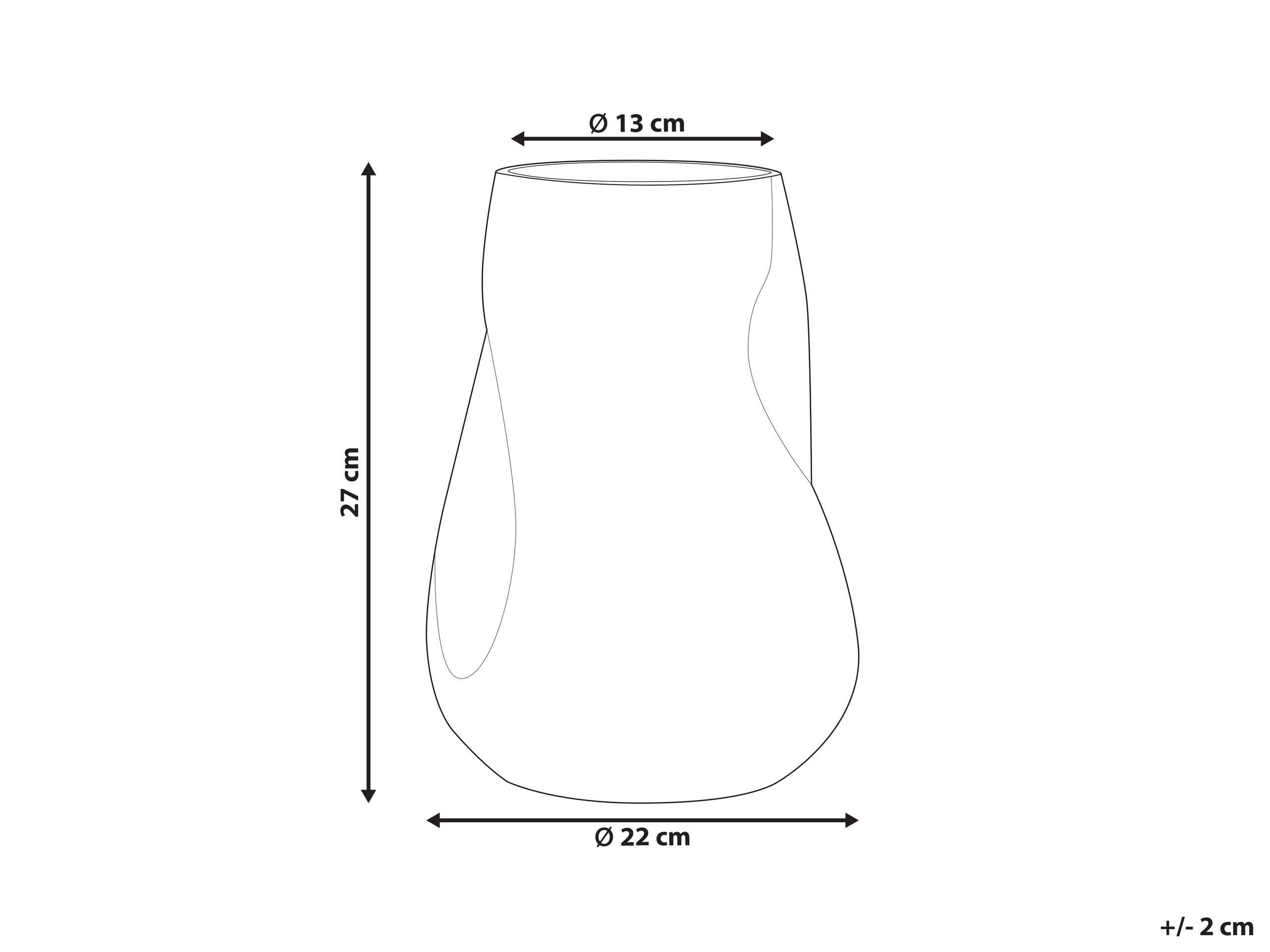 Beliani Dekoration aus Glas Modern IMEROS  