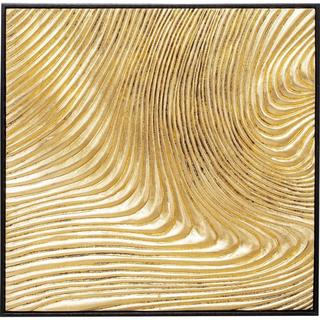 KARE Design Objektbild Wave gold (2er-Set)  