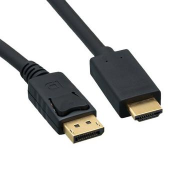 DisplayPort zu HDMI - Vergoldet 1,8 m