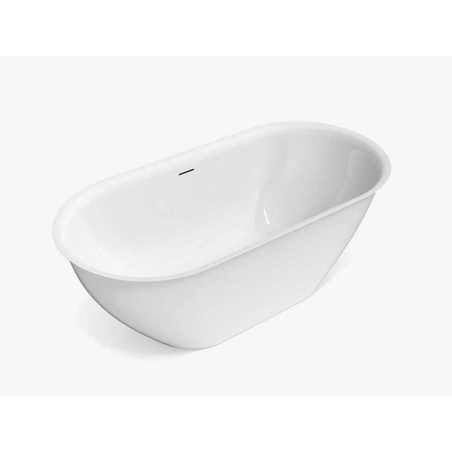Vente-unique Freistehende Badewanne acryl  