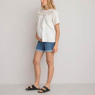 La Redoute Collections  Umstandsshorts aus Denim 