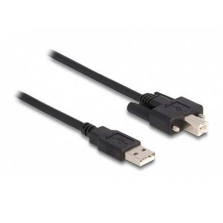 DeLock  87198 cavo USB 1 m USB 2.0 USB A USB B Nero 