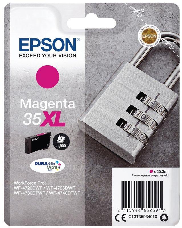 EPSON  EPSON Tintenpatrone XL magenta T359340 WF-4720/4725DWF 1900 Seiten 