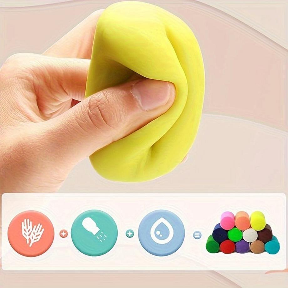 Activity-board  Jeu de pâte à modeler pour enfants - 14 pièces en pâte à modeler sur le thème de l'espace avec des moules et des outils pour les planètes, développe la dextérité, convient aux 3-12 ans 