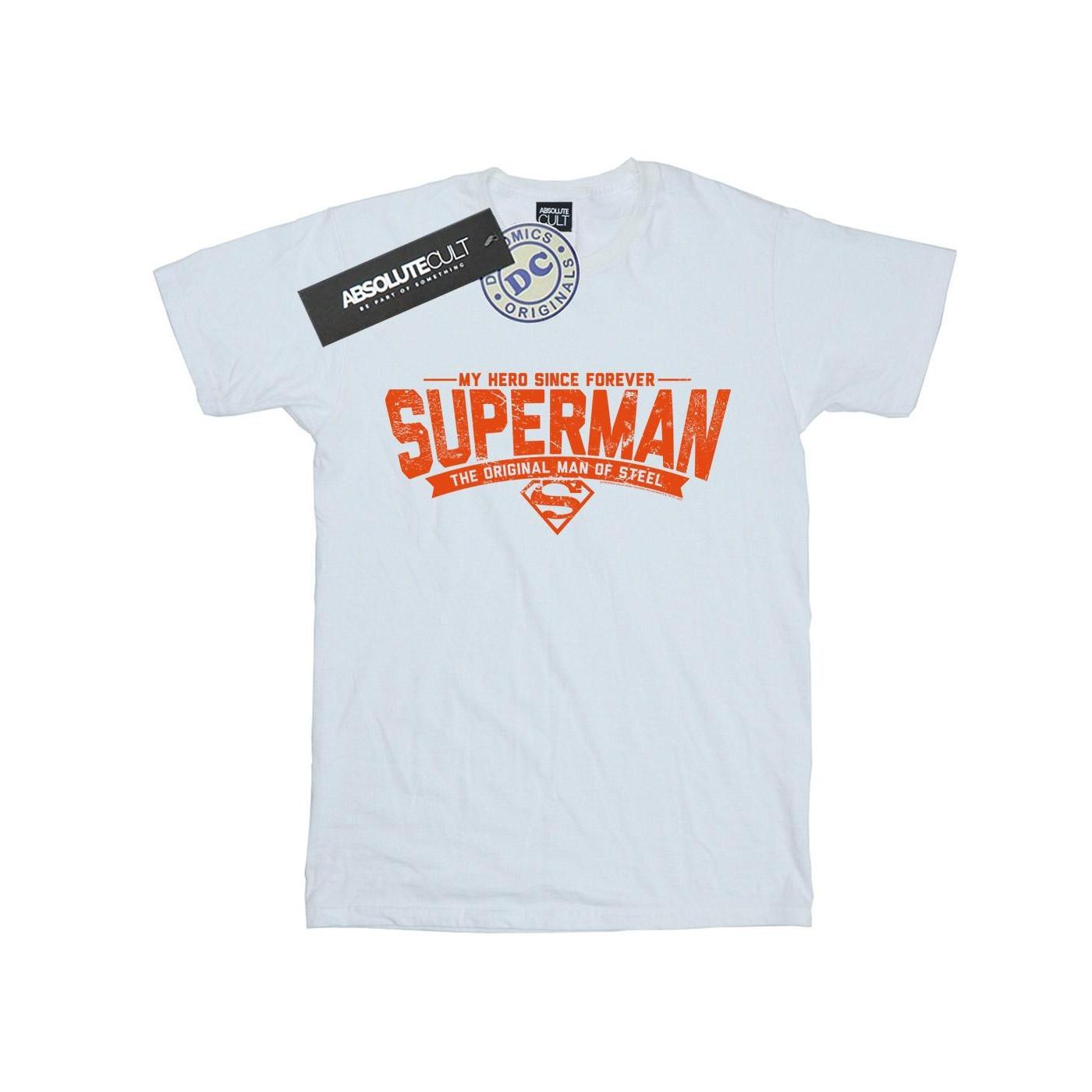 Image of Superman My Hero Tshirt Damen Weiss XL