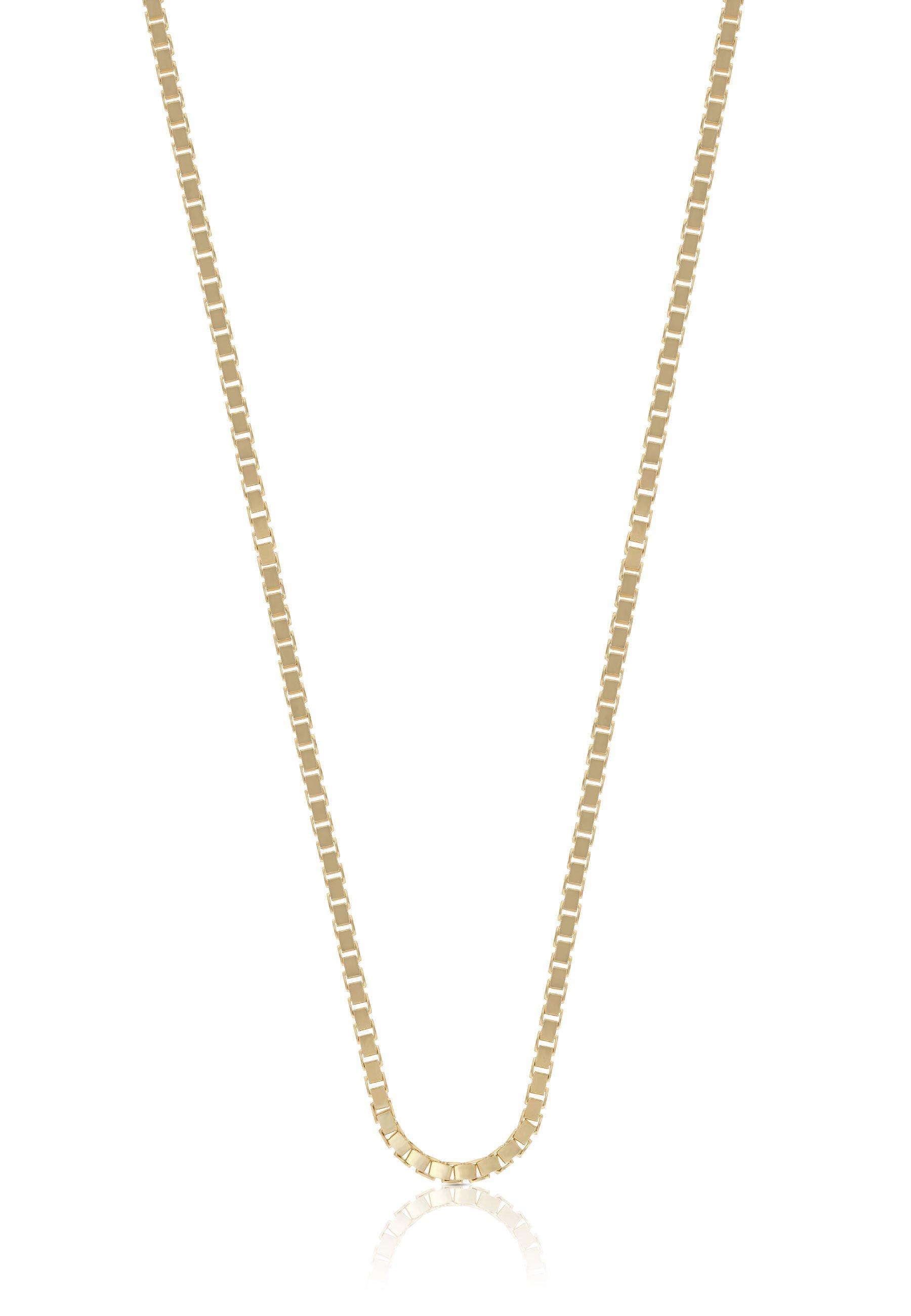 MUAU Schmuck  Collier Venezianer Gelbgold 750, 1.9mm, 60cm 