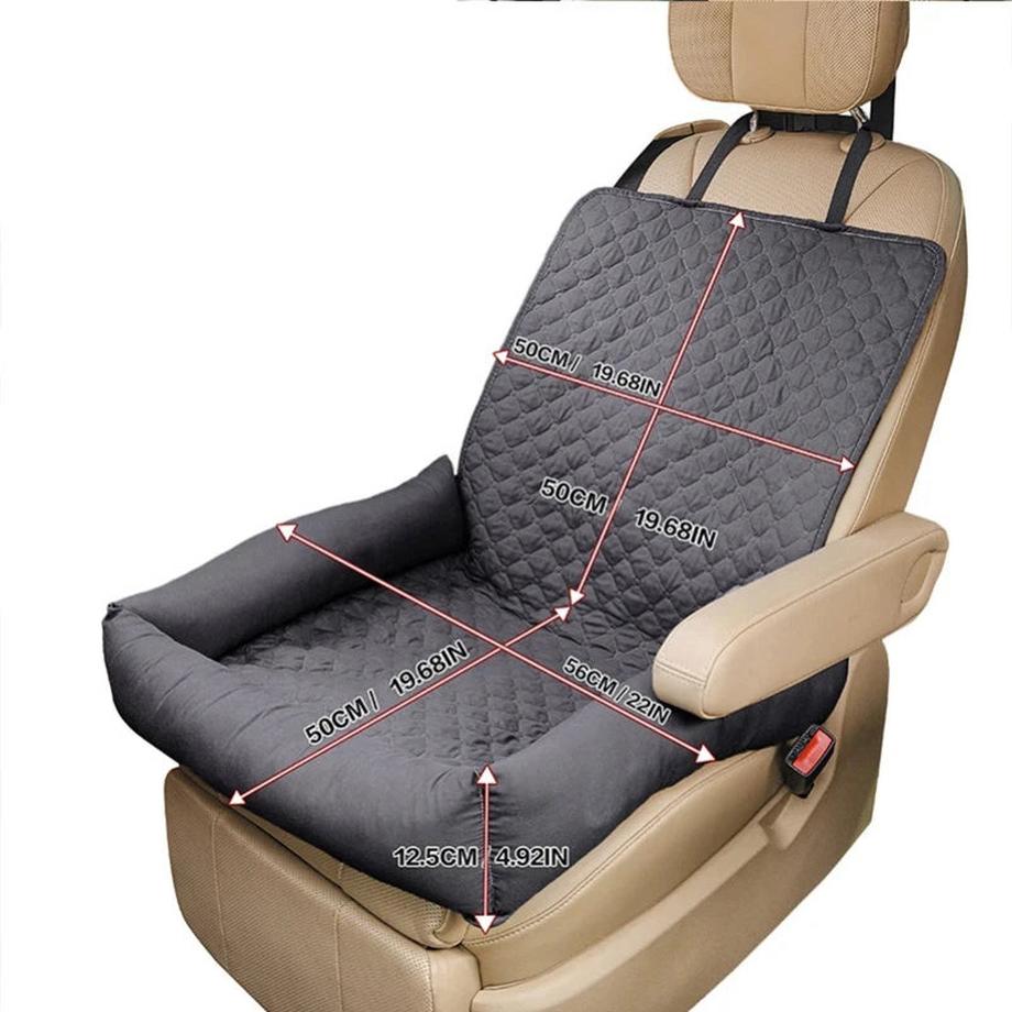 Alopini  Wasserdichter Hundeautositzbezug Nest Haustiere Reisen Transport Auto Matten Körbe Anti Schmutzige Katzen Mittlere Kleine Hunde Bett für Autositz 