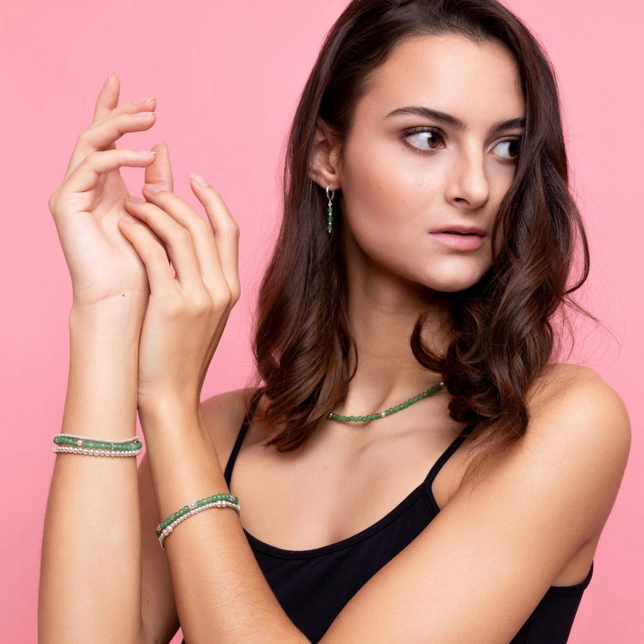 Balibay  Adelina  Armband mit Aventurin und Silber 