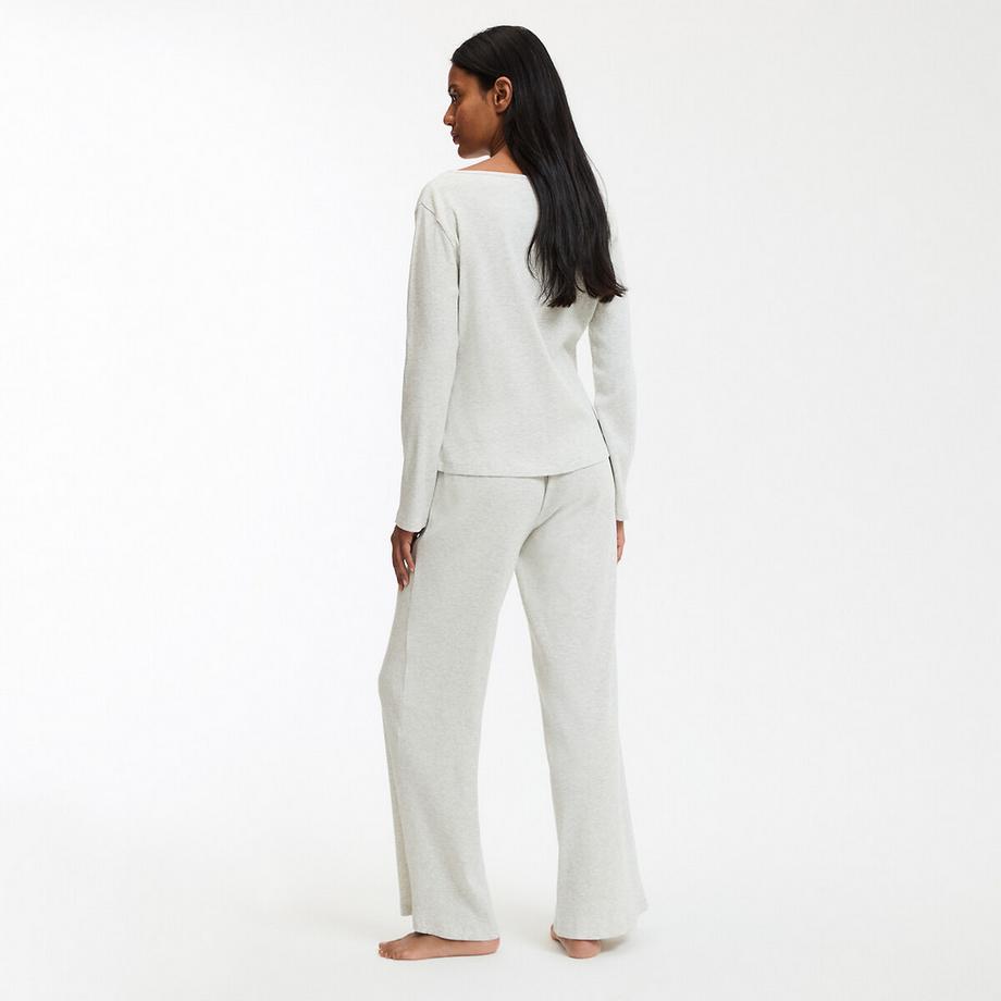 La Redoute Collections Pyjama en maille côtelée  