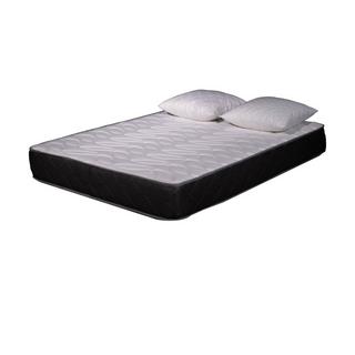 AB Matelas Matelas Luxe | 140x190cm avec 2 Oreillers en flocons mémoire 60x60cm | mousse 35kgm³ | 24 cm  