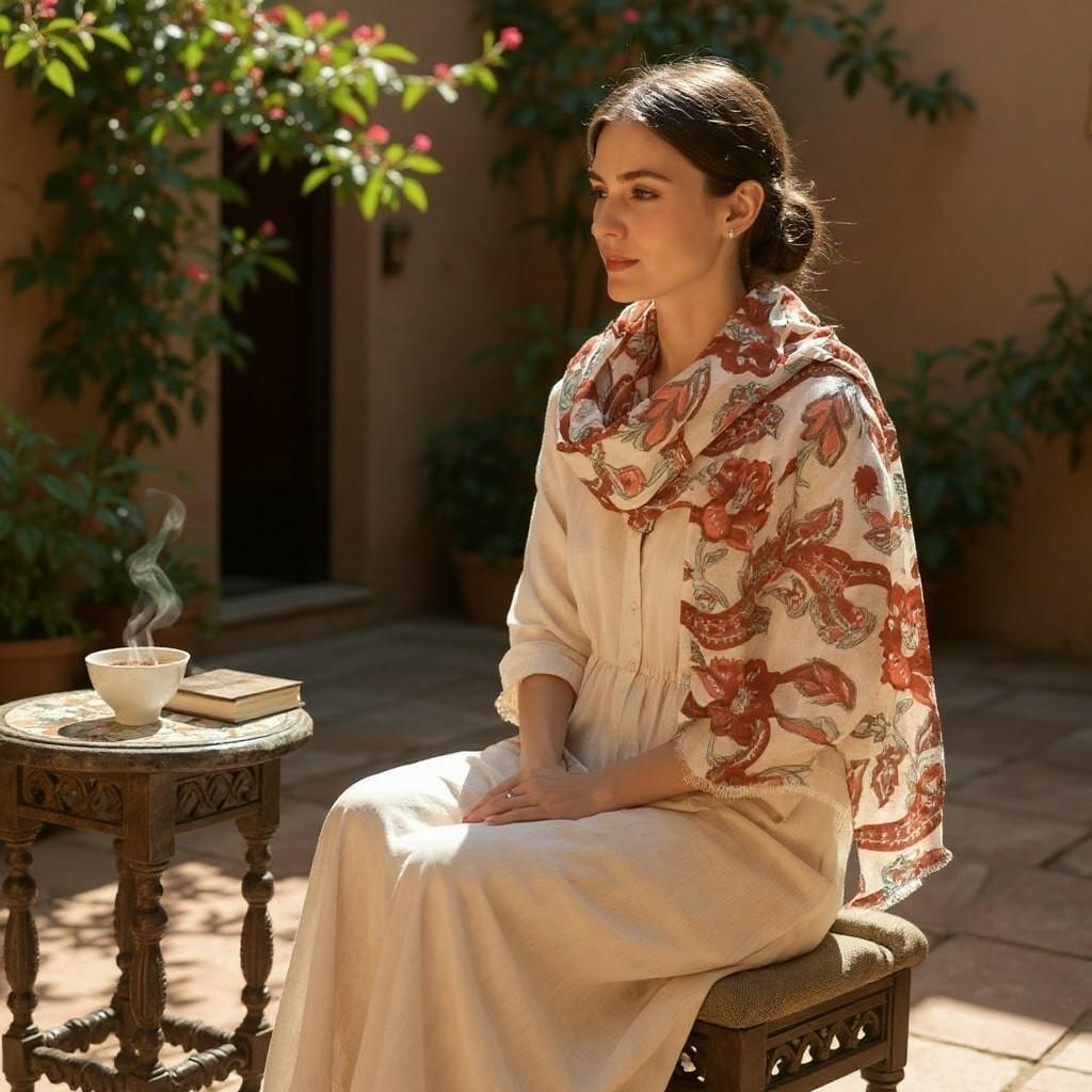 LUCKY & LOVE Susuhani Merino Schal  