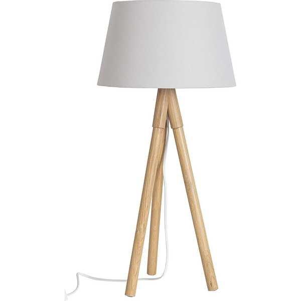 Image of Tischlampe Wallas Grau 33x69 Tischlampe Wallas Grau 33x69