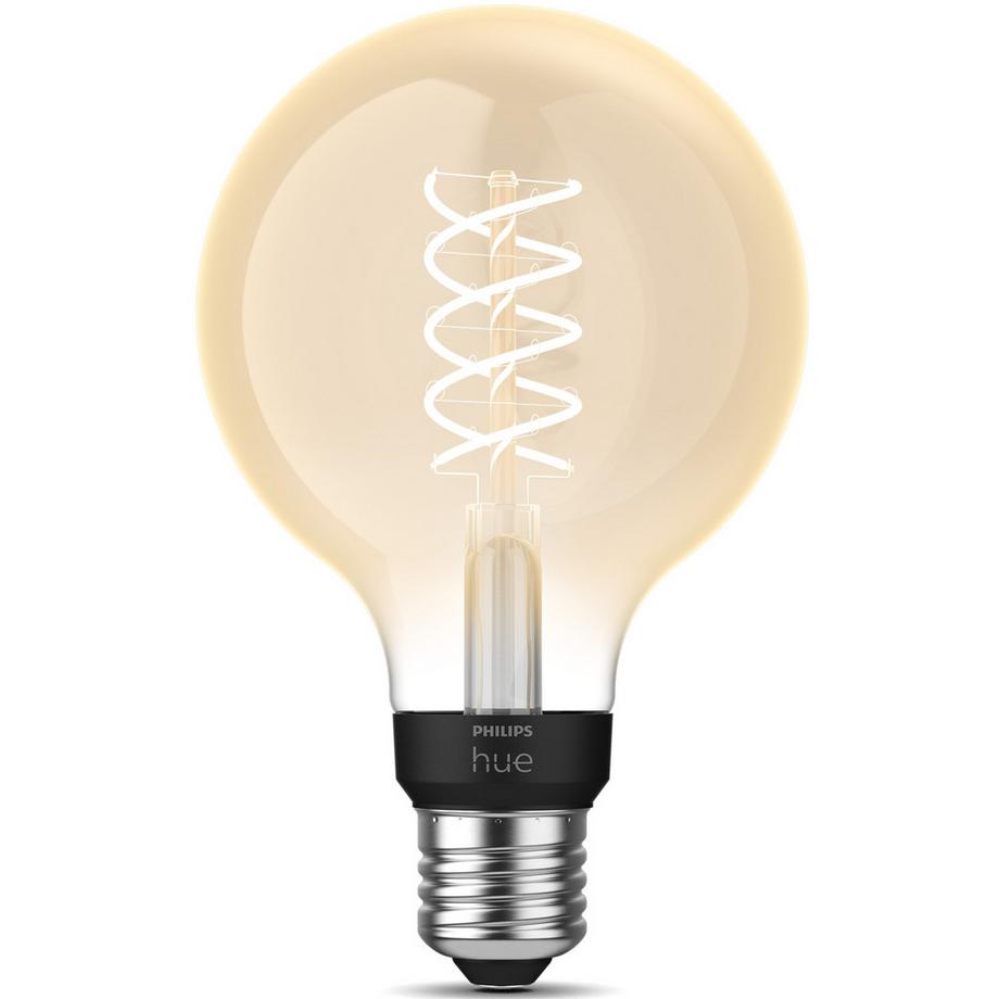 PHILIPS Tonalità Filamento Bianco E27 Globo G93  