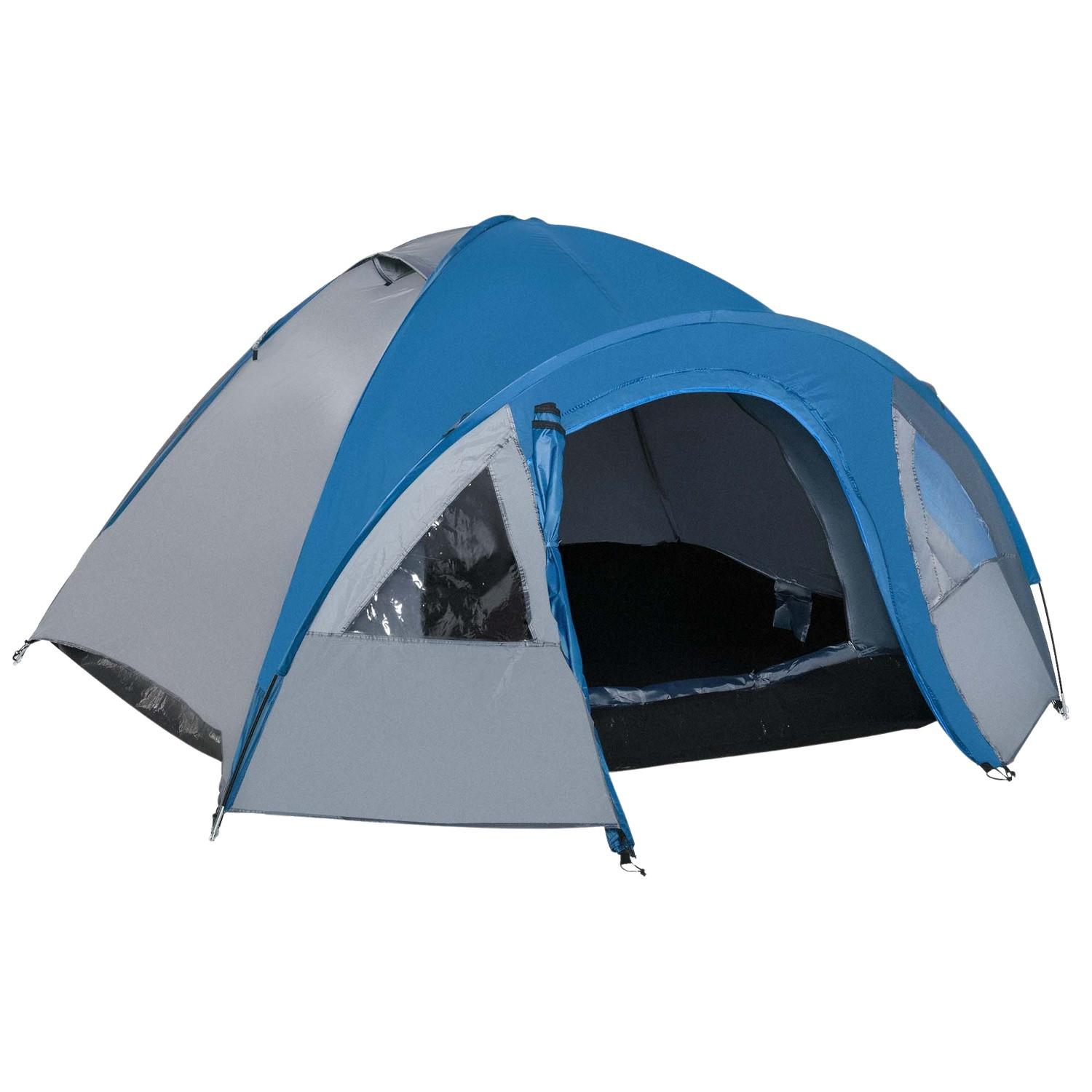 Tente igloo à double toit pour 4 personnes