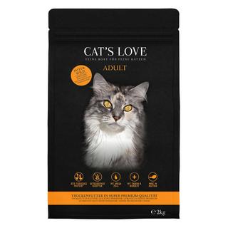 Cat's Love  Sec Adult dinde & gibier, 2kg 