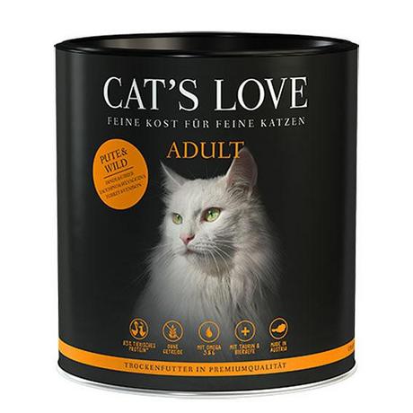 Cat's Love  Tacchino adulto secco e selvaggina 2 kg 