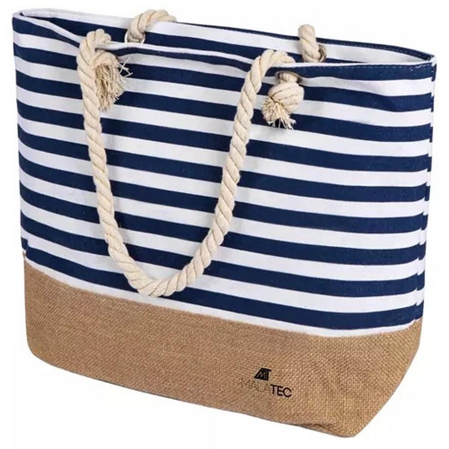 Malatec Gestreifte Strand Picknicktasche  