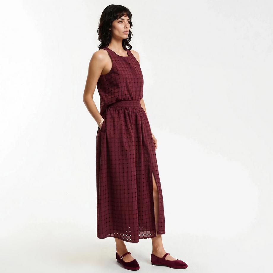 La Redoute Collections Top Senza Maniche Girocollo Ricamo Inglese  