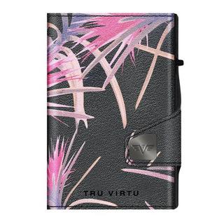 AVIATOR Wallet CLICK & slide Pineapple Flower, noir  