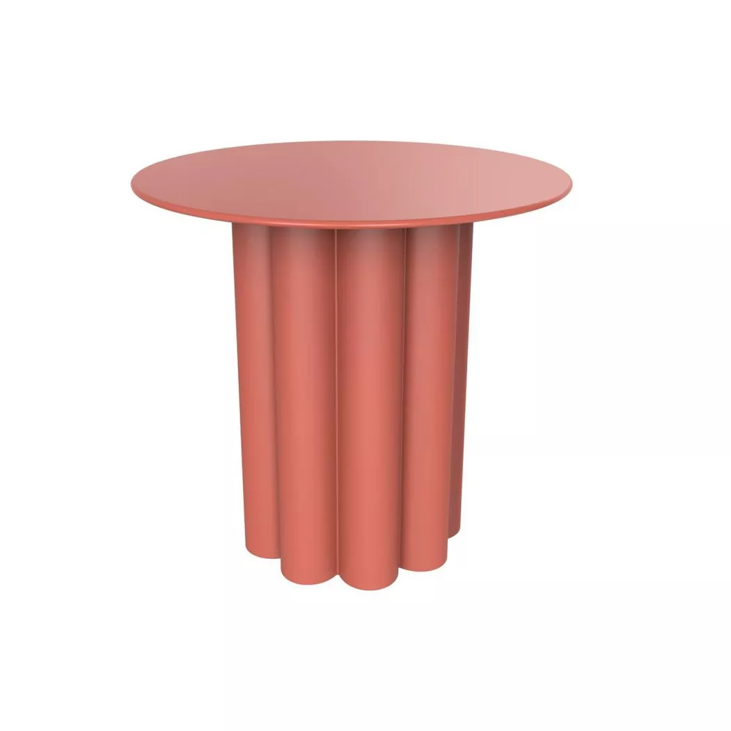 Table d'appoint en métal - Terracotta - GAVOPI