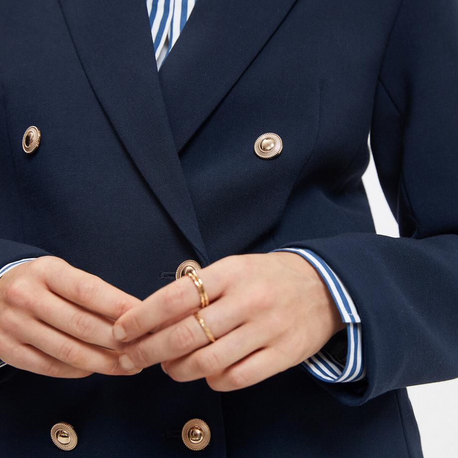 La Redoute Collections Signature AURIANE Blazer Droit Style Officier  