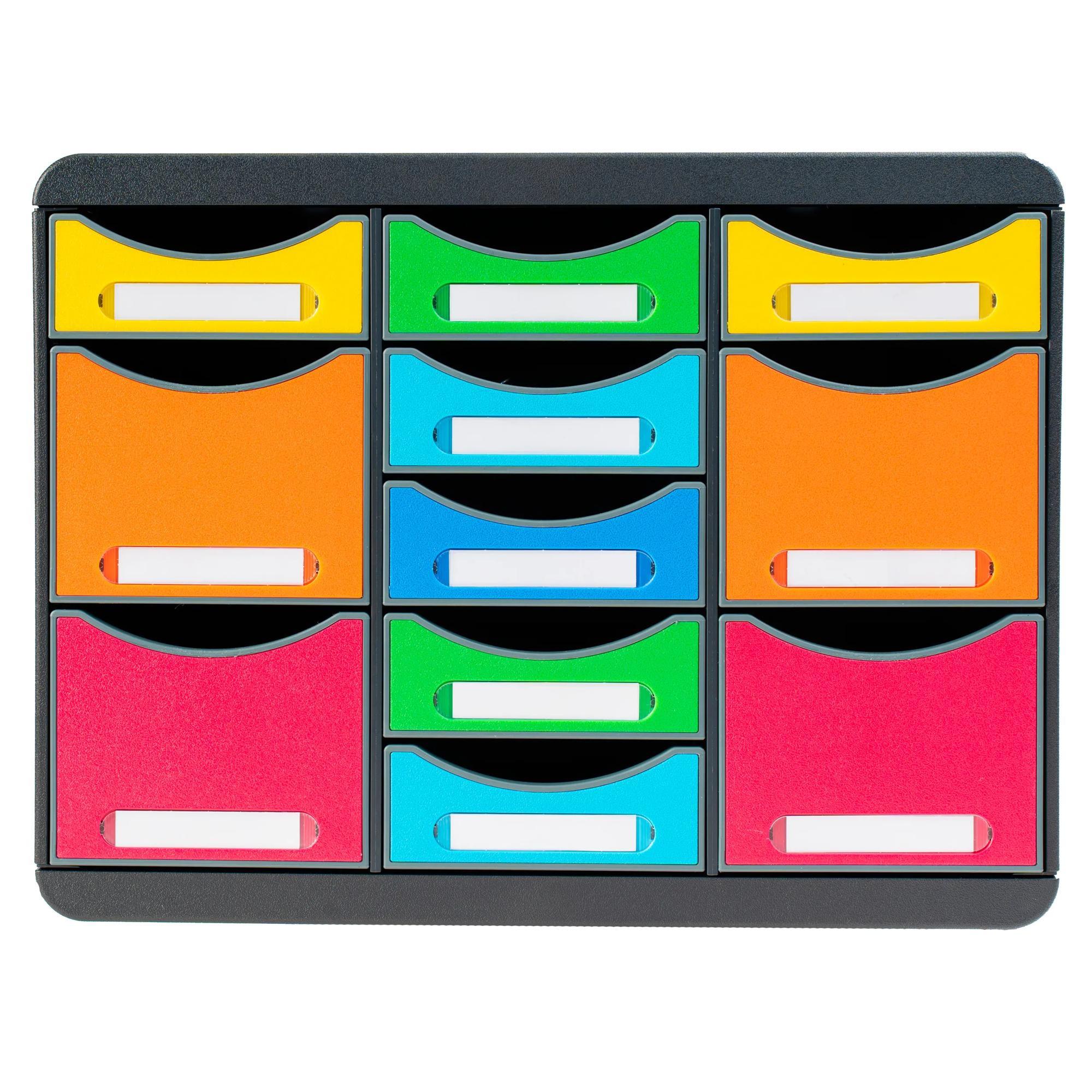 Image of Schubladenbox Store Box Multi, 11 Offene Schubladen, Iderama Unisex Schwarz ONE SIZE