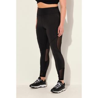 Ulla Popken  Sport-Leggings, Mesh-Einsätze, Tasche, recycelt 