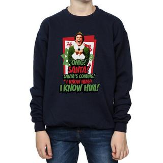 Elf  OMG Santa Sweatshirt 