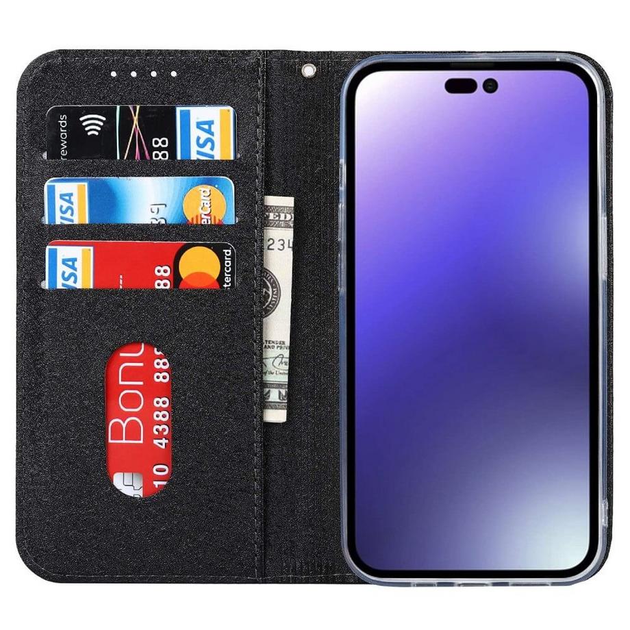 Cover-Discount  iPhone 14 Pro Max - Silk Texture Flip Case 