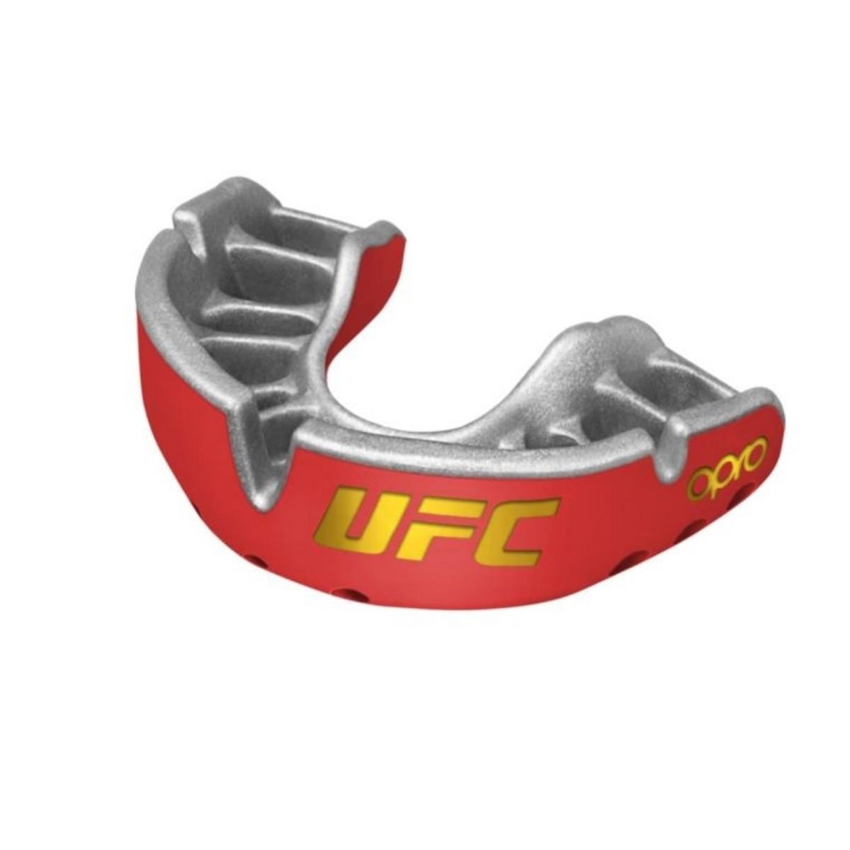 Image of Opro Self-fit Ufc Junior Gold - Red/silver Unisex Rot ONE SIZE