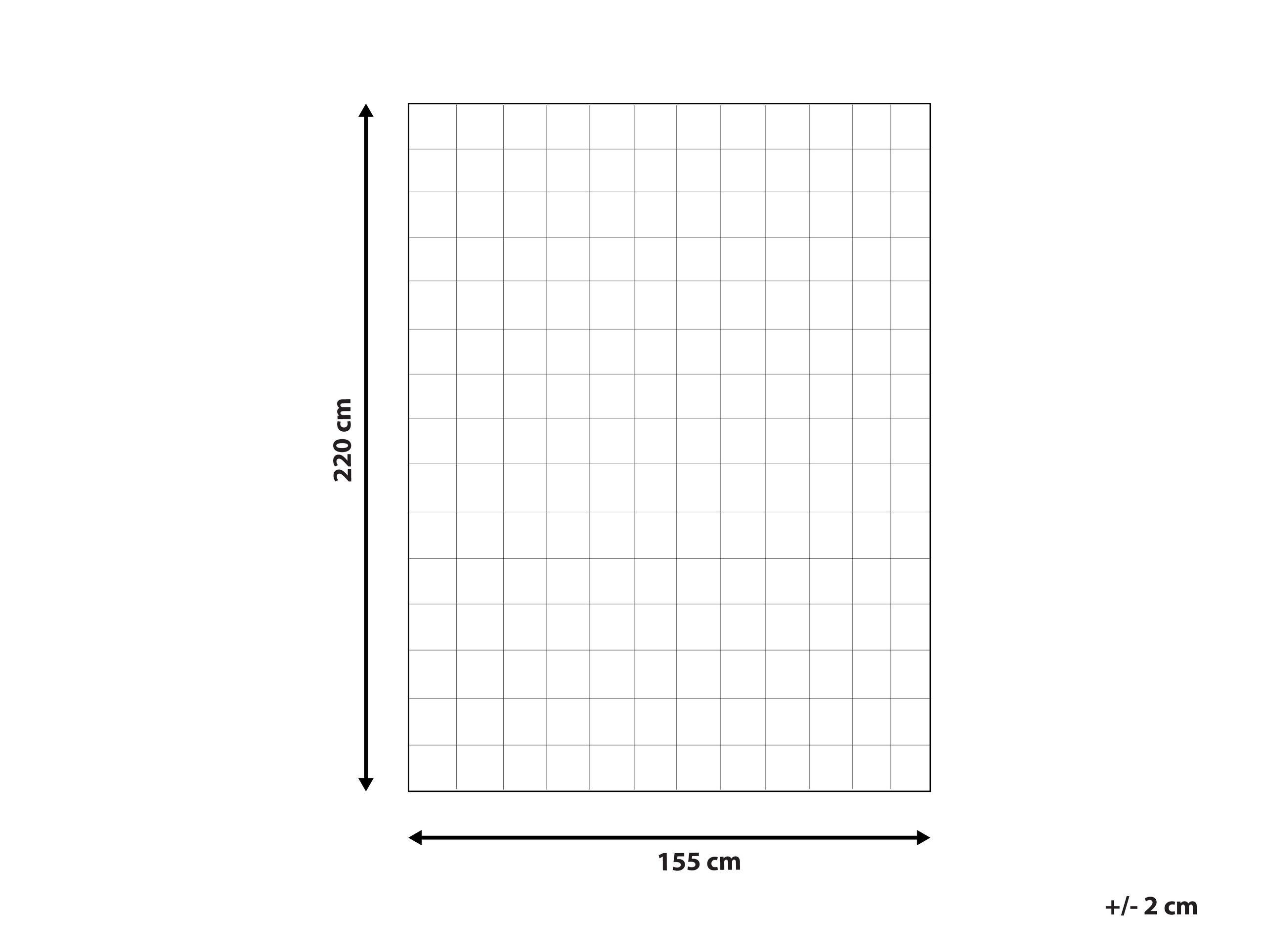 Beliani Couette double épaisseur toutes saisons en Polyester KORAB  
