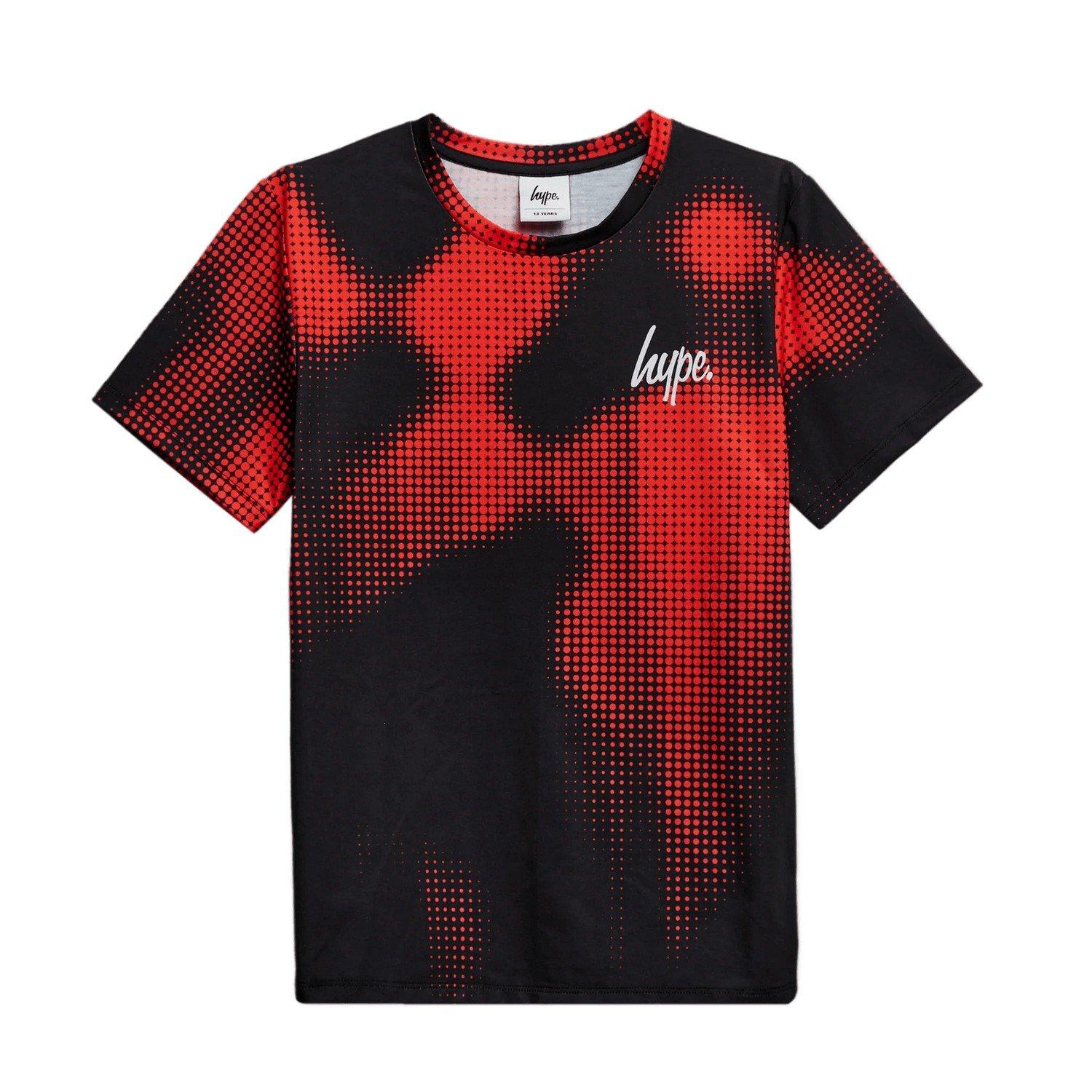 Image of Half Tone Tshirt Jungen Rot Bunt 104