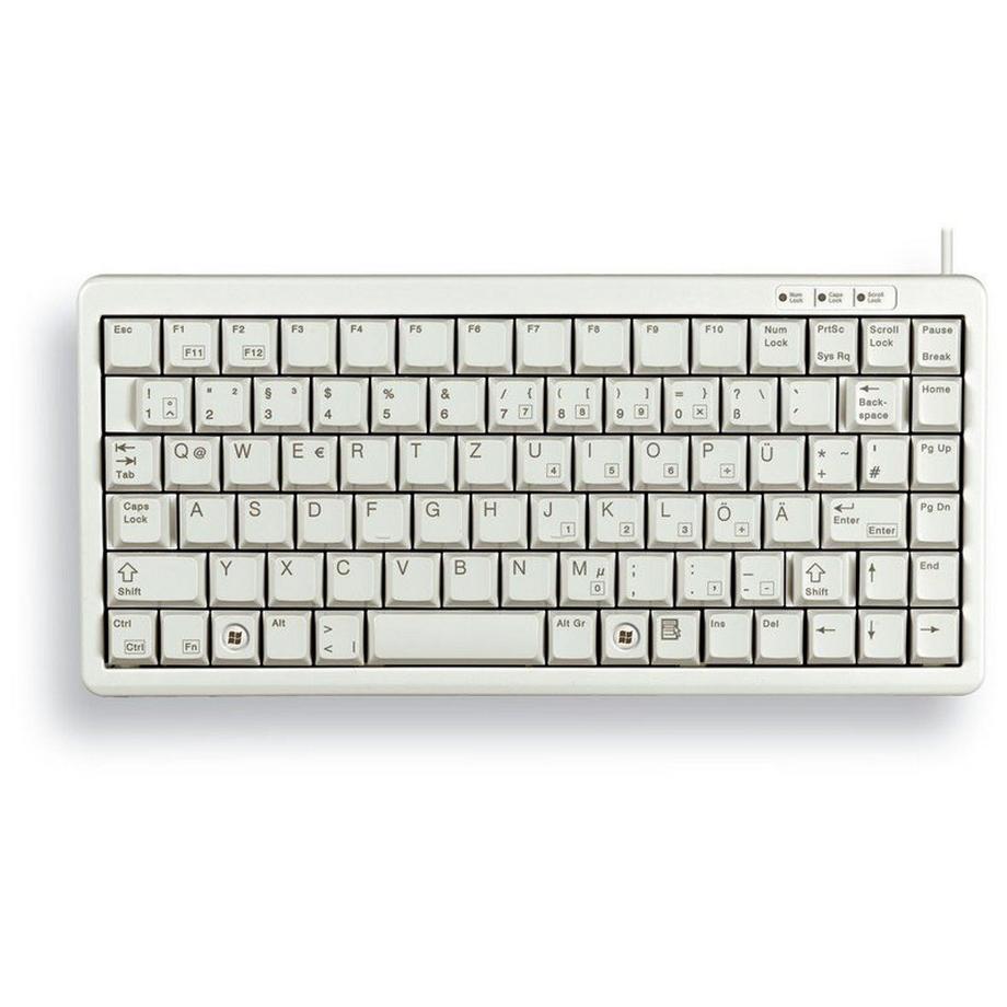 Cherry  Slim Line USBPS2 weiss (83 Keys) - DE 