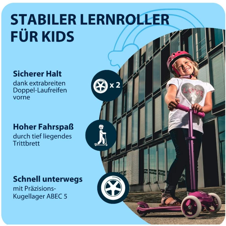 HUDORA  Scooter Flitzkids 2.0 Blau 
