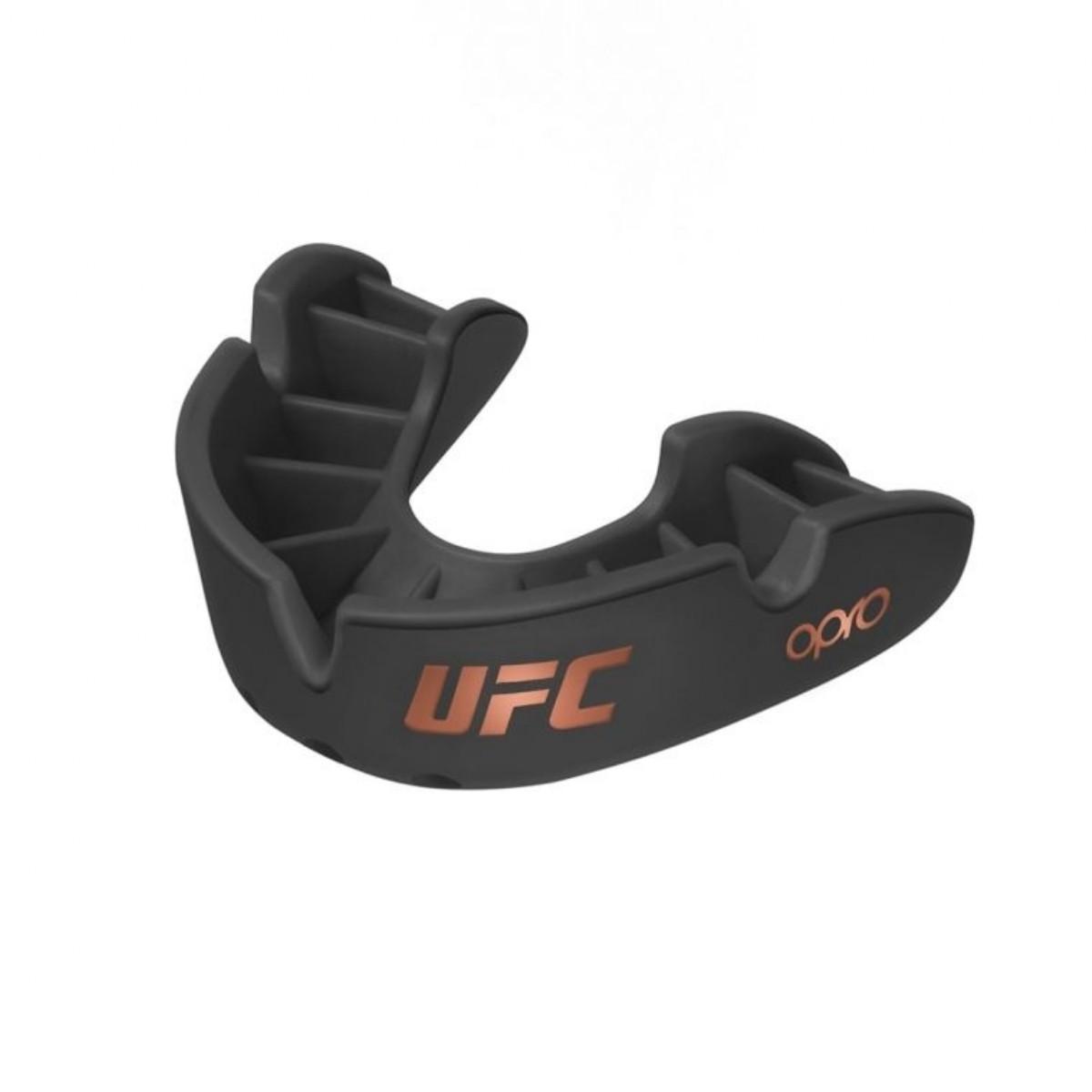 Image of Opro Self-fit Ufc Junior Bronze - Black Unisex Schwarz ONE SIZE