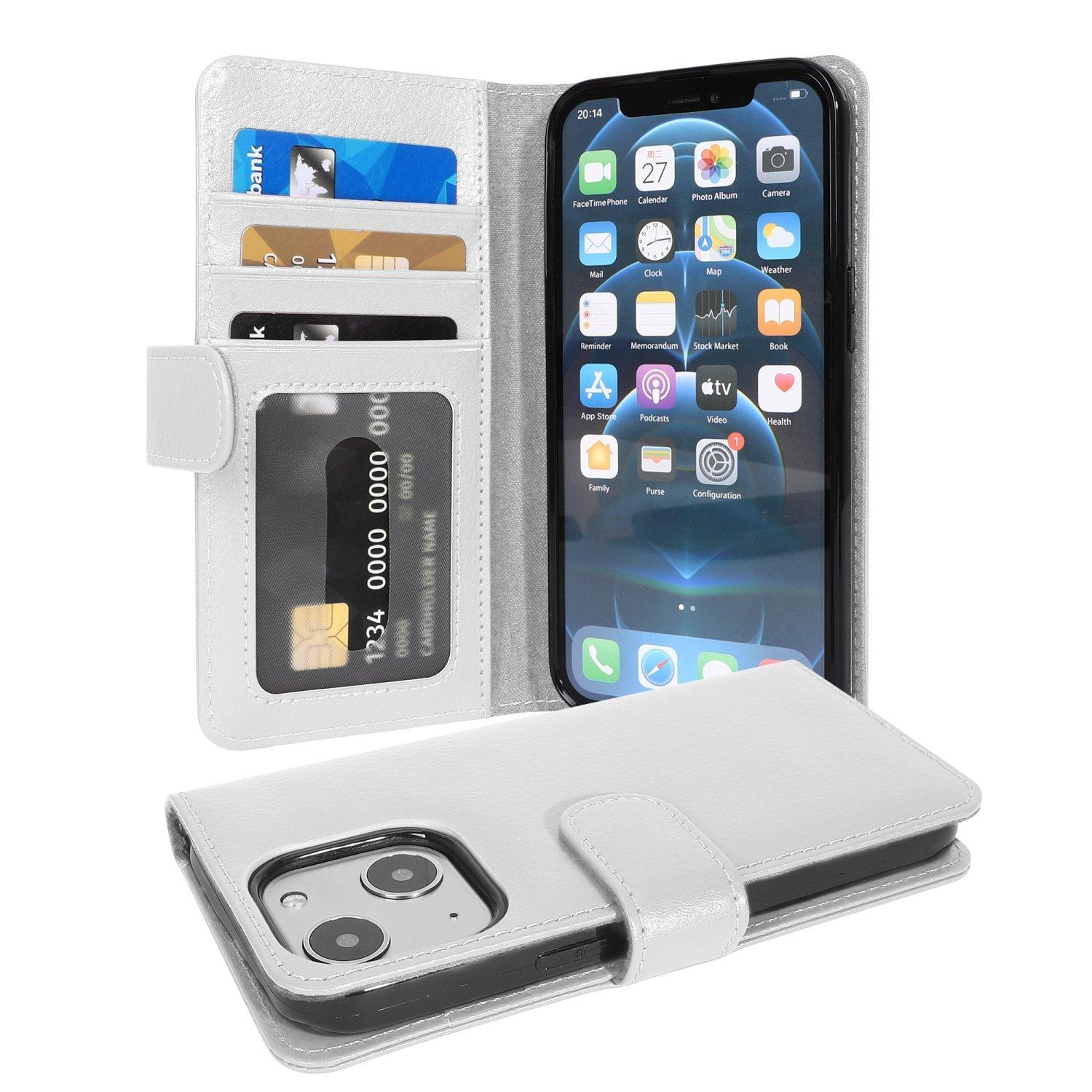 Cadorabo  Housse compatible avec Apple iPhone 13 MINI - Coque de protection avec fermeture magnétique et 3 emplacements pour cartes 