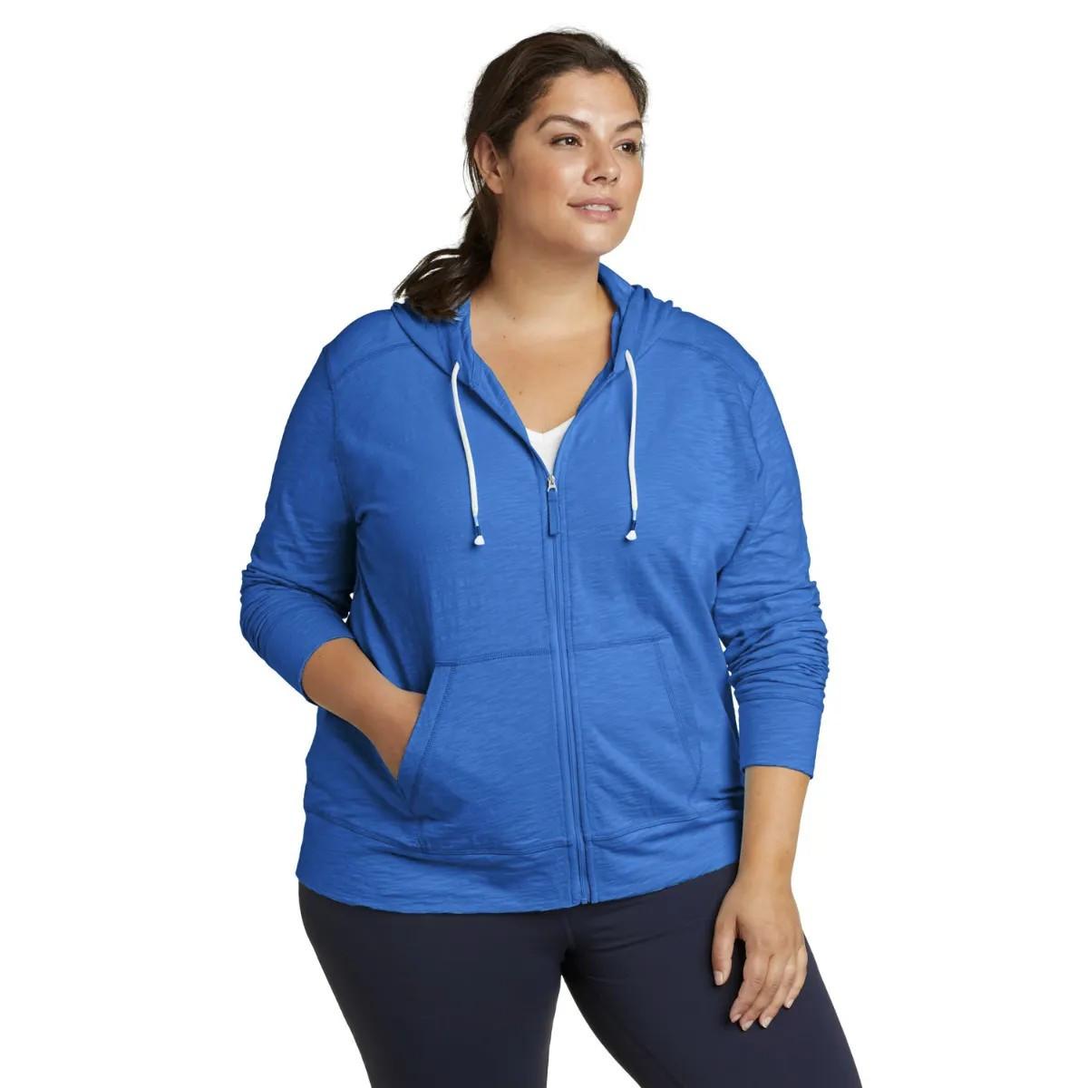 Image of Legend Wash Hoodie Mit Durchgehendem Reißverschluss Unisex Blau XL