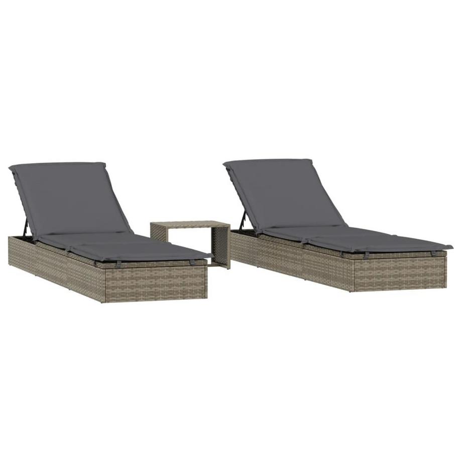 Lit de bronzage rotin synthétique
