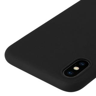 Avizar  Coque Soft Touch Noir iPhone X et XS 