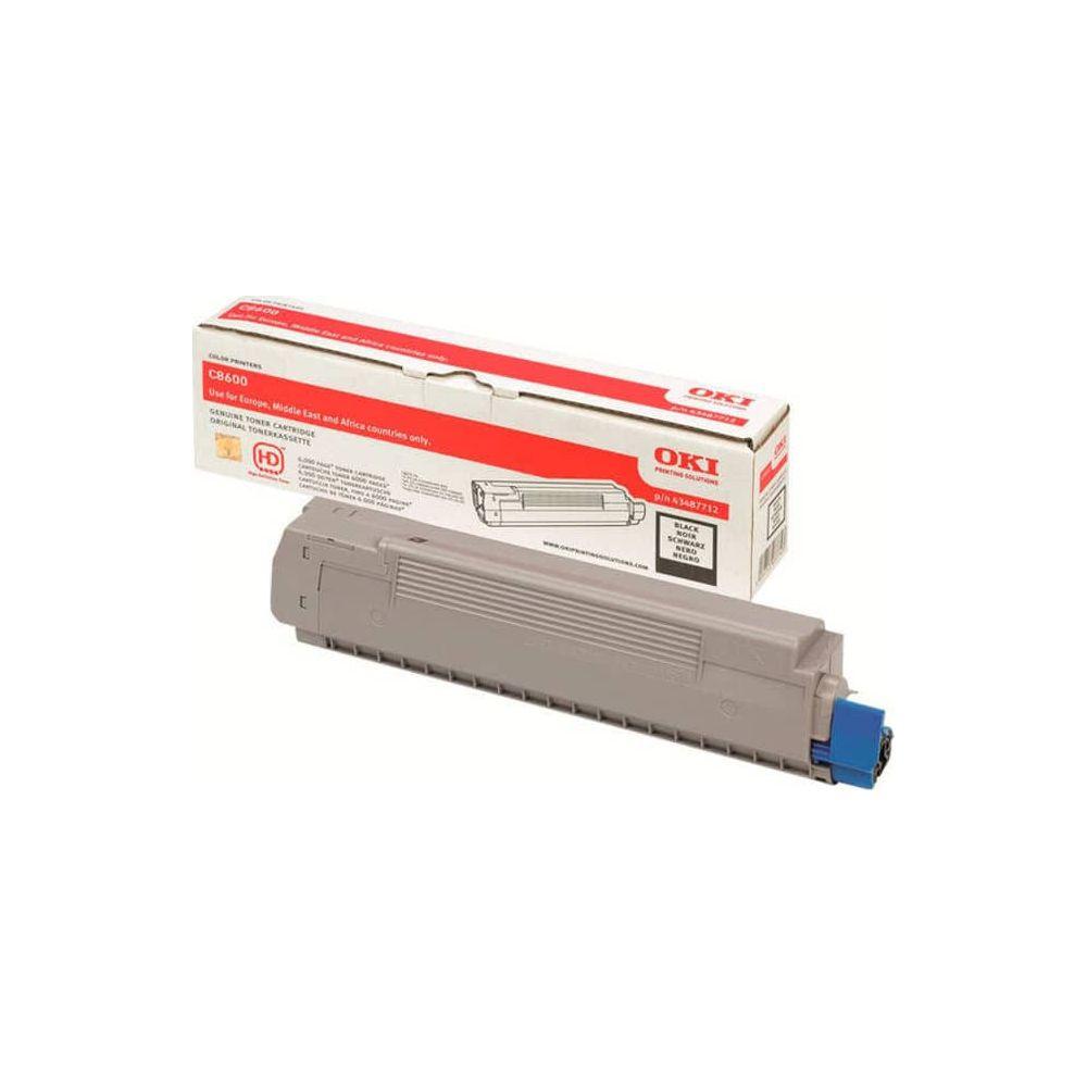 OKI  OKI Toner schwarz 43487712 C8600 6000 Seiten 