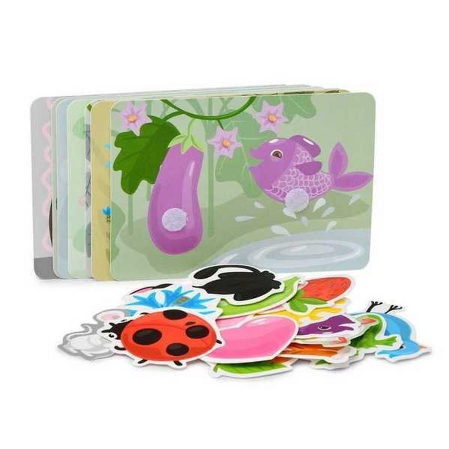 Montessori  Jeu éducatif, Cartes plastiques avec velcro - Couleurs Montessori® by Far far land 