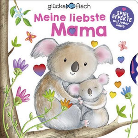 Glücksfisch: Meine liebste Mama Hughes, Denise (Illustrationen) Copertina rigida 