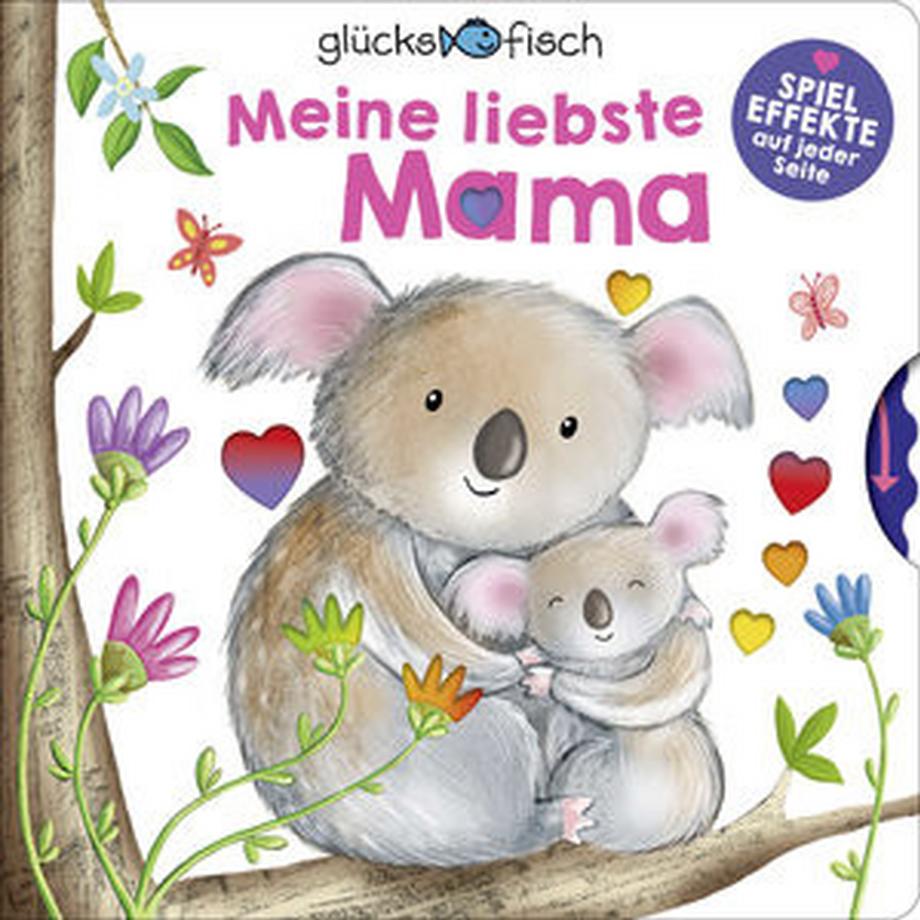 Glücksfisch: Meine liebste Mama Hughes, Denise (Illustrationen) Couverture rigide 