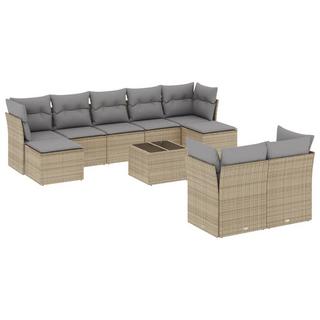 VidaXL Garten sofagarnitur poly-rattan  