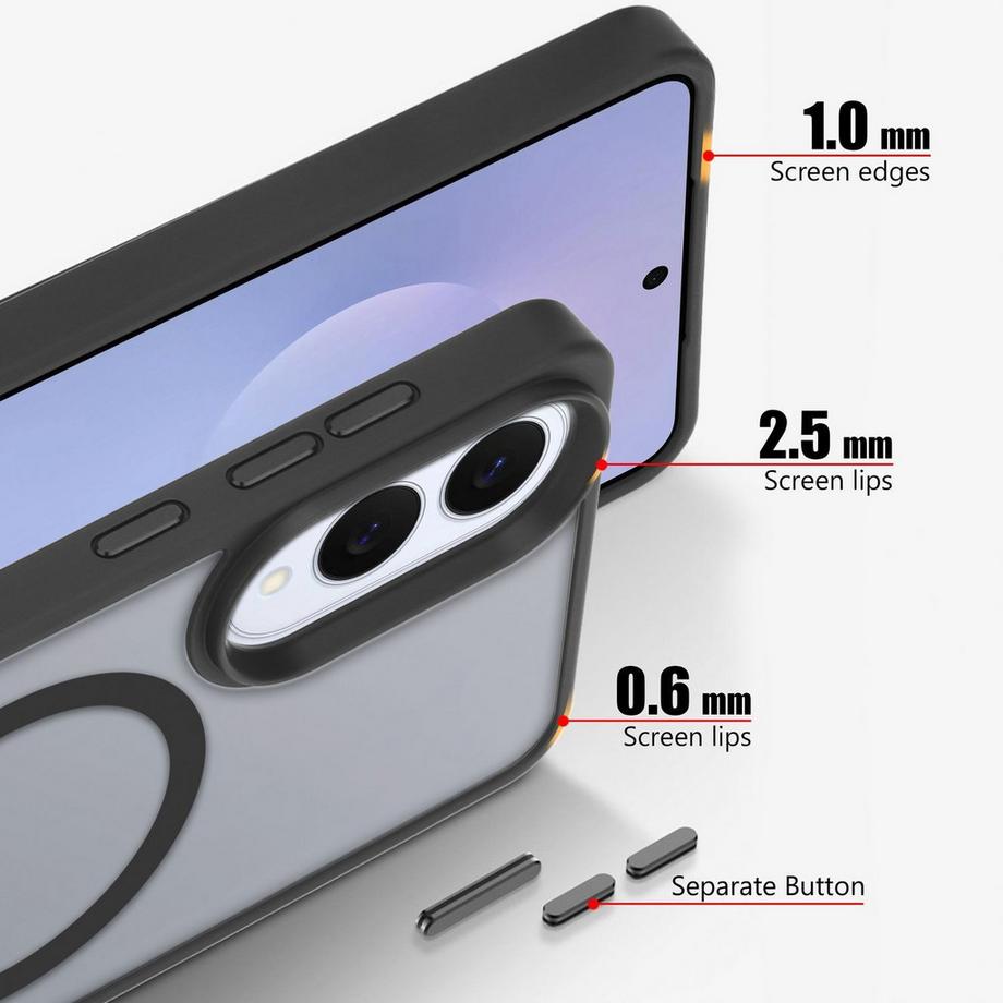 Cadorabo  Samsung Galaxy S25 Edge Hülle MagSafe kompatibel 