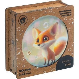 Unidragon  Bubblezz Fuchs (30 Teile) - Holzpuzzle für Kinder 