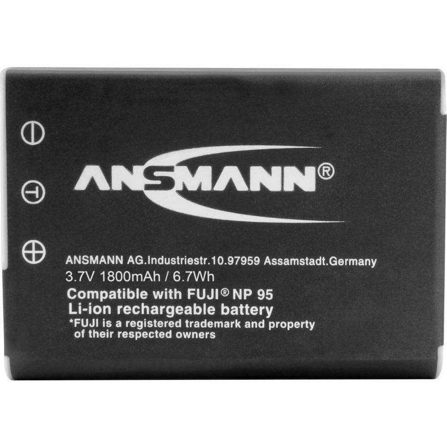 ANSMANN  NP-95 Batteria ricaricabile fotocamera sostituisce la batteria originale (camera) NP-95 3.7 V 1800 mAh 