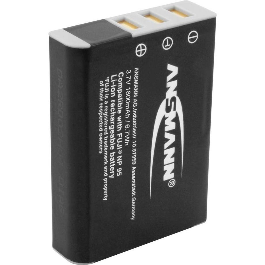 ANSMANN  NP-95 Batteria ricaricabile fotocamera sostituisce la batteria originale (camera) NP-95 3.7 V 1800 mAh 