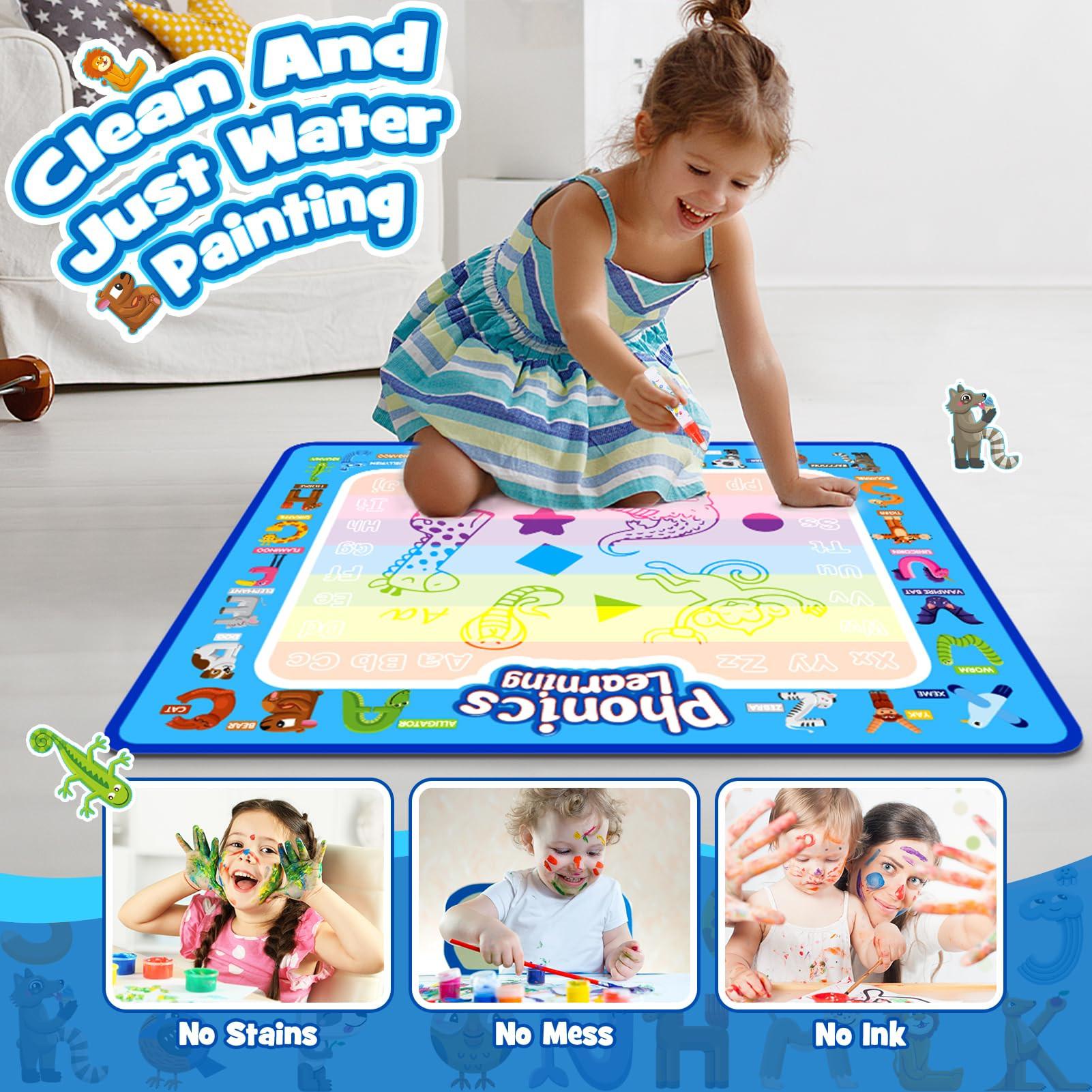 Activity-board  Jouet pour enfants, tapis de coloriage à l'eau tapis de coloriage avec crayon à eau 